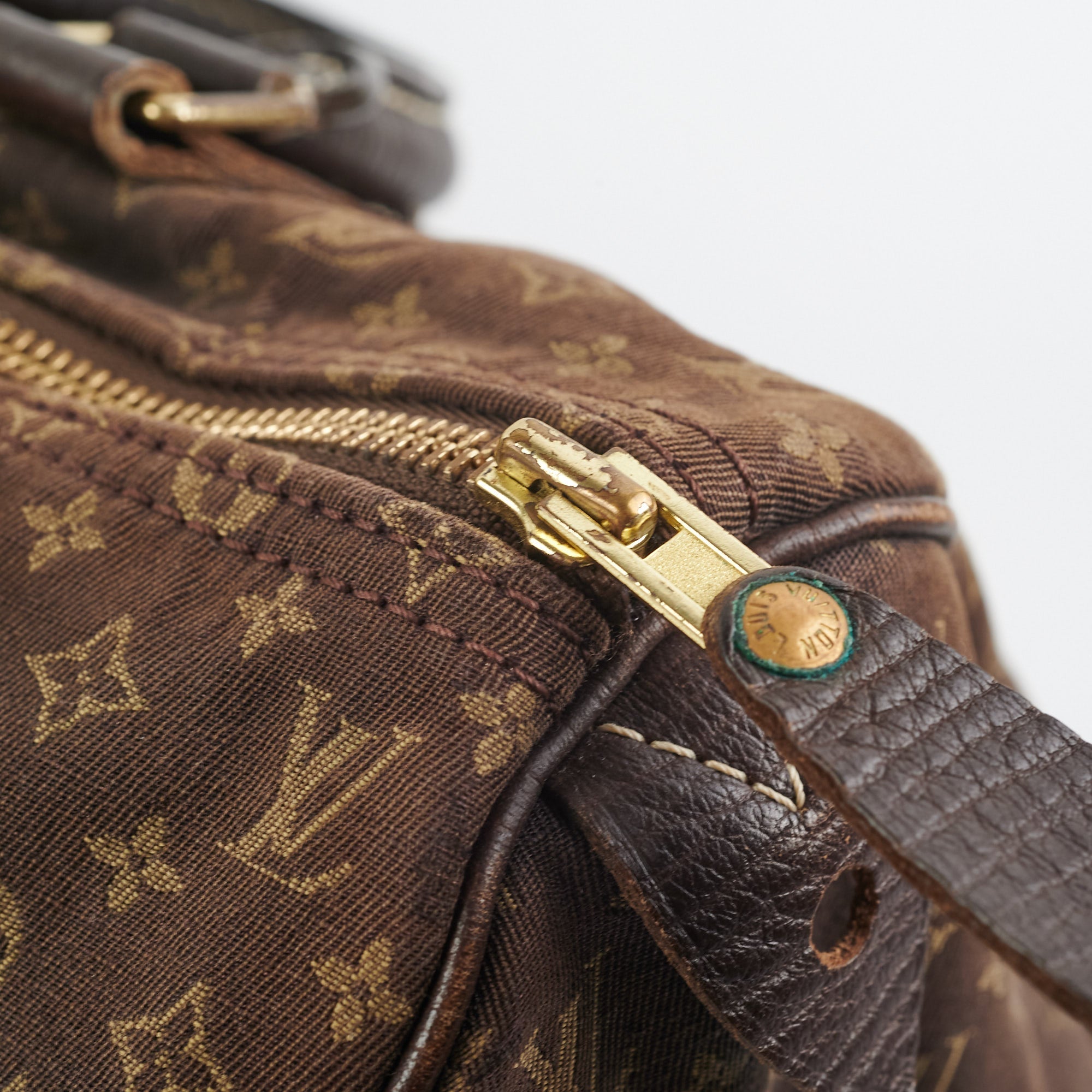 Louis Vuitton Speedy 30 Brown Denim
