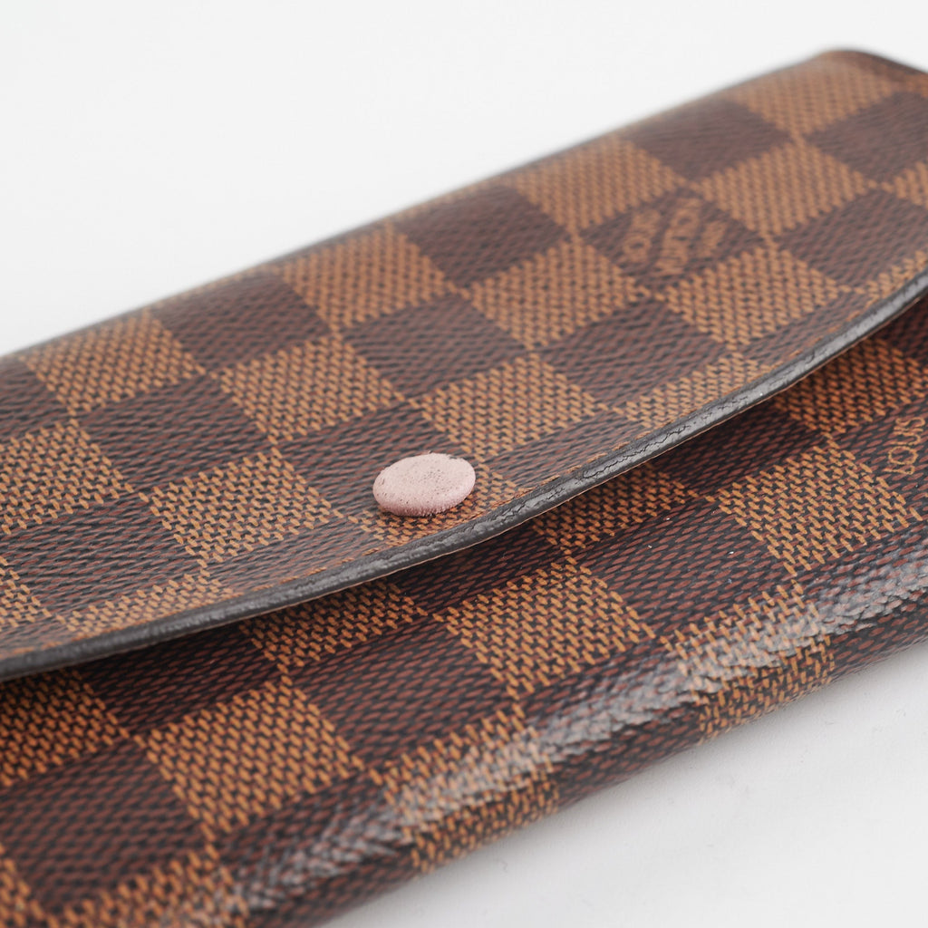Louis Vuitton Emilie Long Wallet Damier Ebene