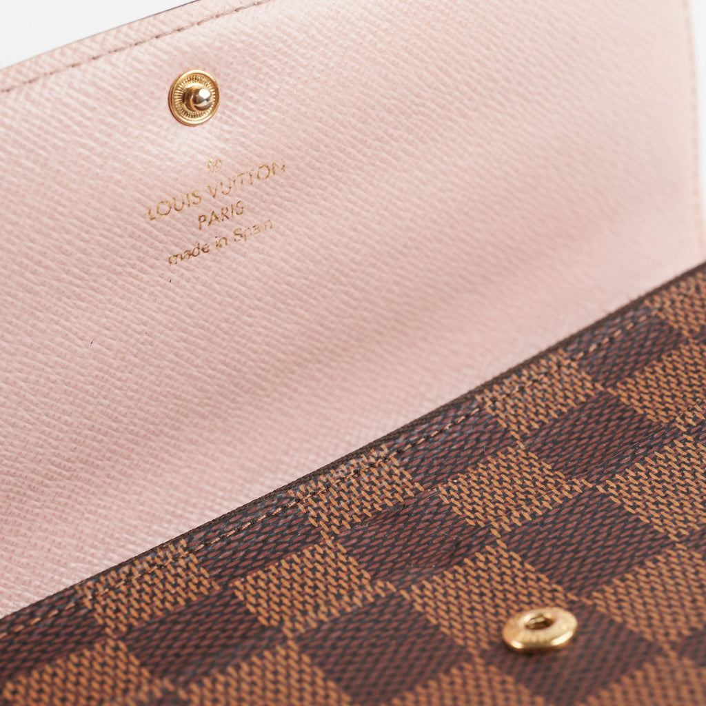Louis Vuitton Emilie Long Wallet Damier Ebene
