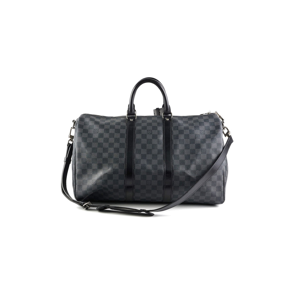 ITEM 24 - Louis Vuitton Keepall Bandouliere 45 Damier Graphite