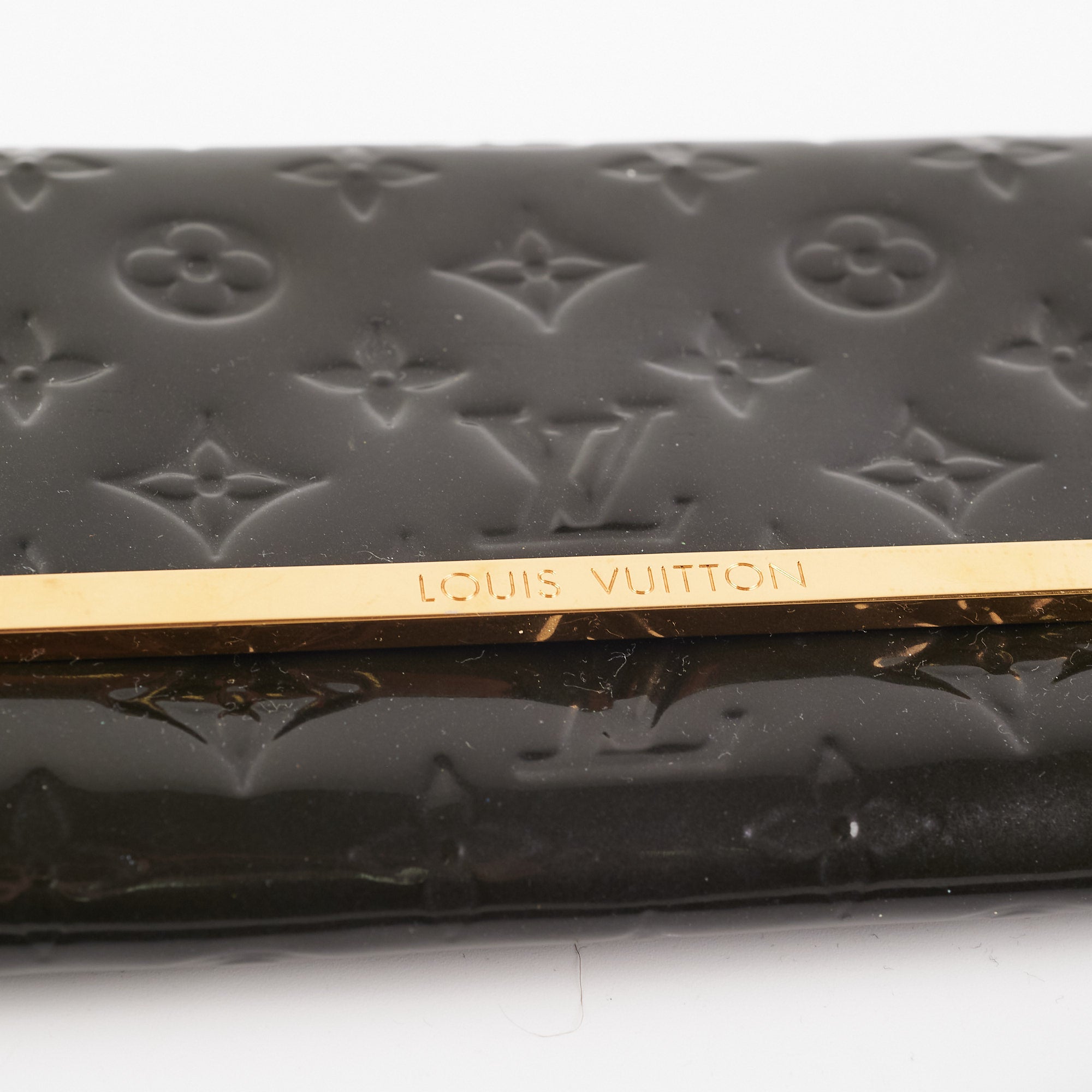 Louis Vuitton Vernis Cluch Bag Black