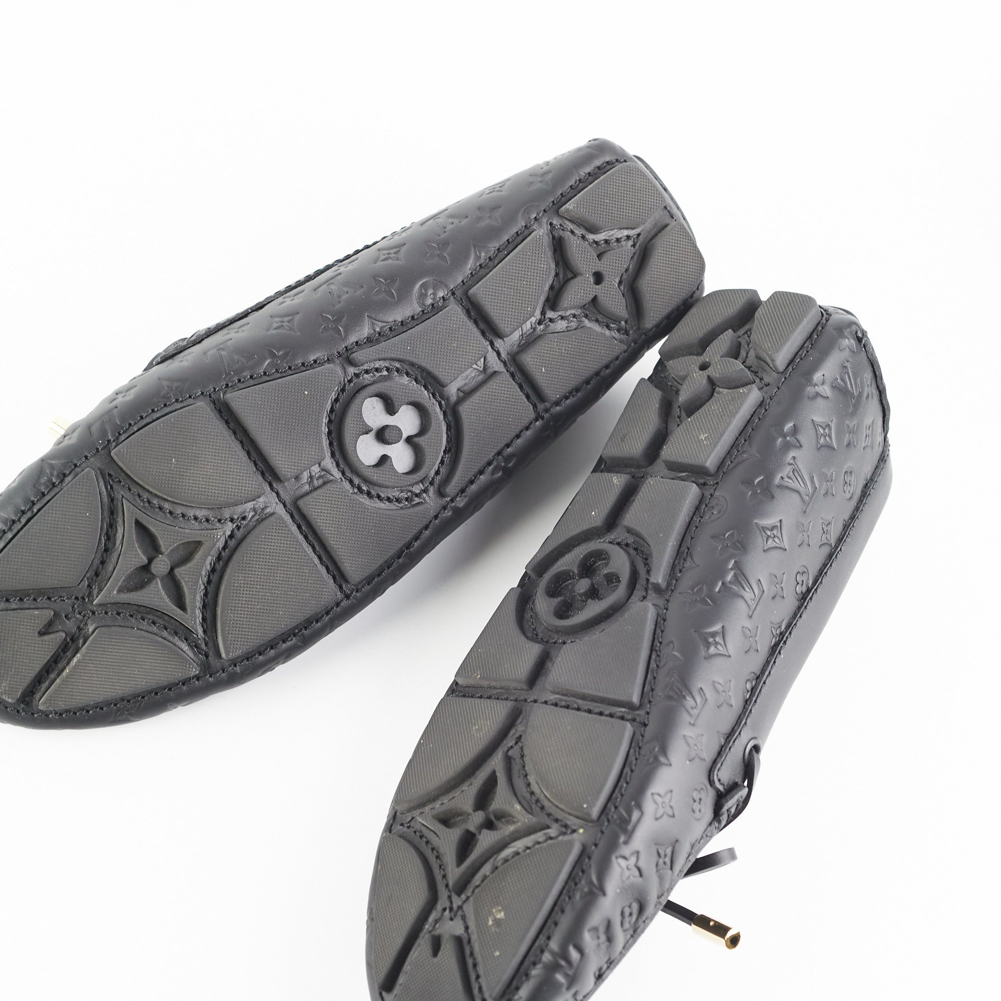 Louis Vuitton Gloria Flat Loafers Black (Size 38)