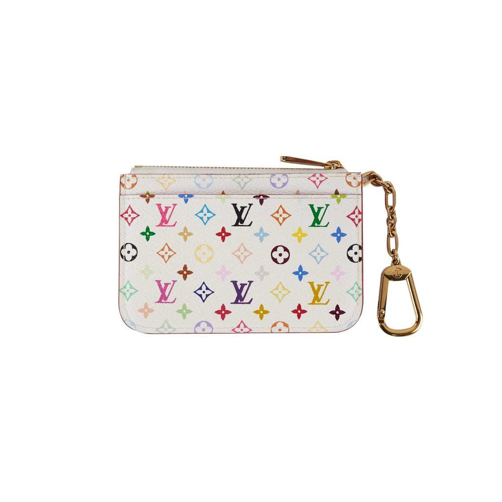 Louis Vuitton Multicolour Key Pouch White