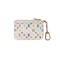 Louis Vuitton Multicolour Key Pouch White