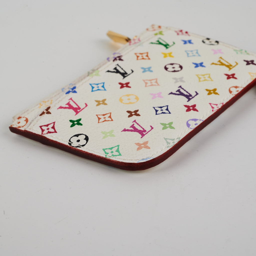 Louis Vuitton Multicolour Key Pouch White