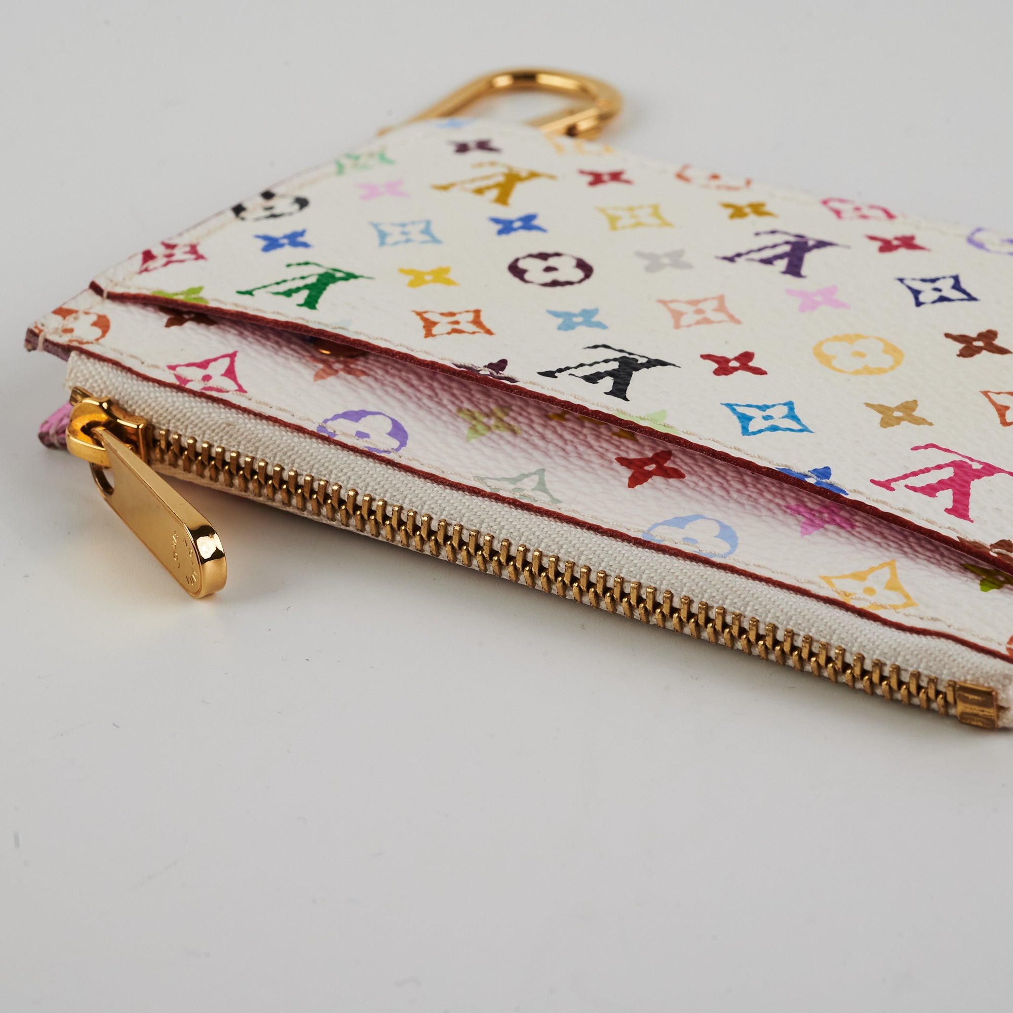 Louis Vuitton Multicolour Key Pouch White