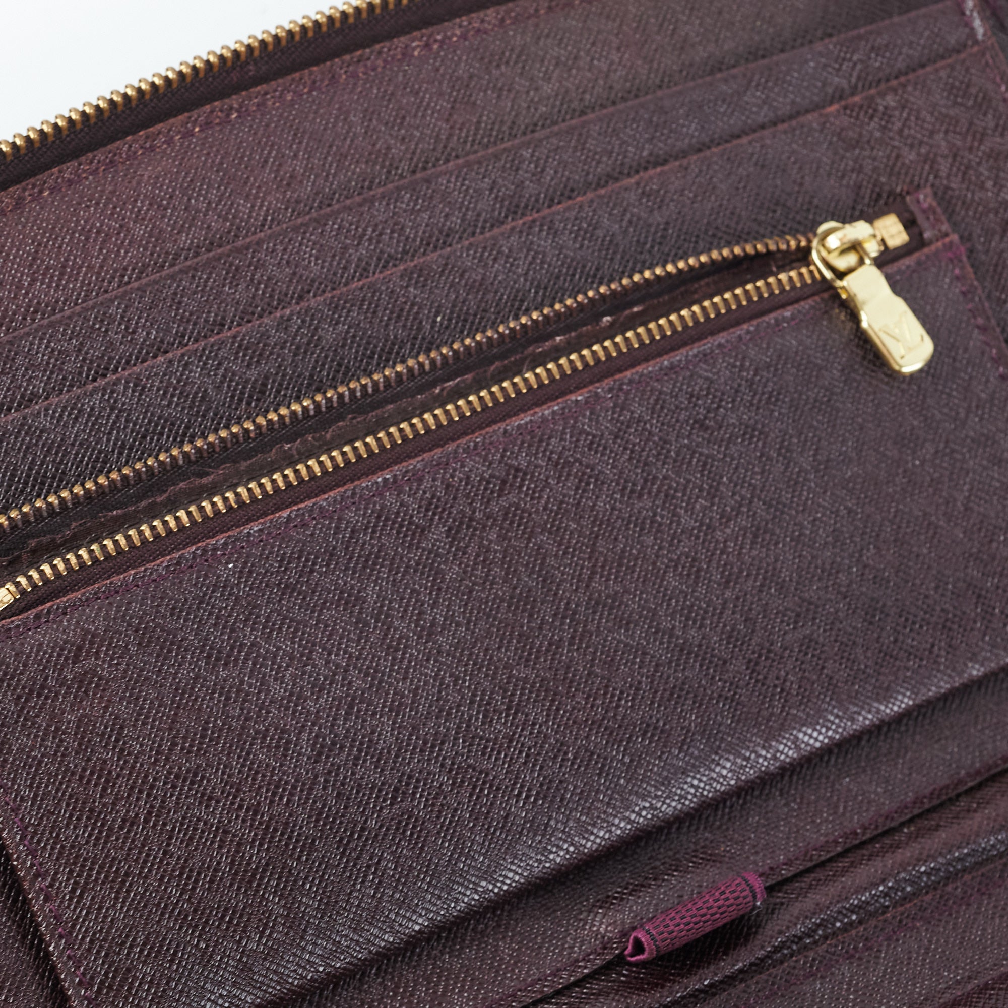 Louis Vuitton Epi Pouch Dark Purple/Brown