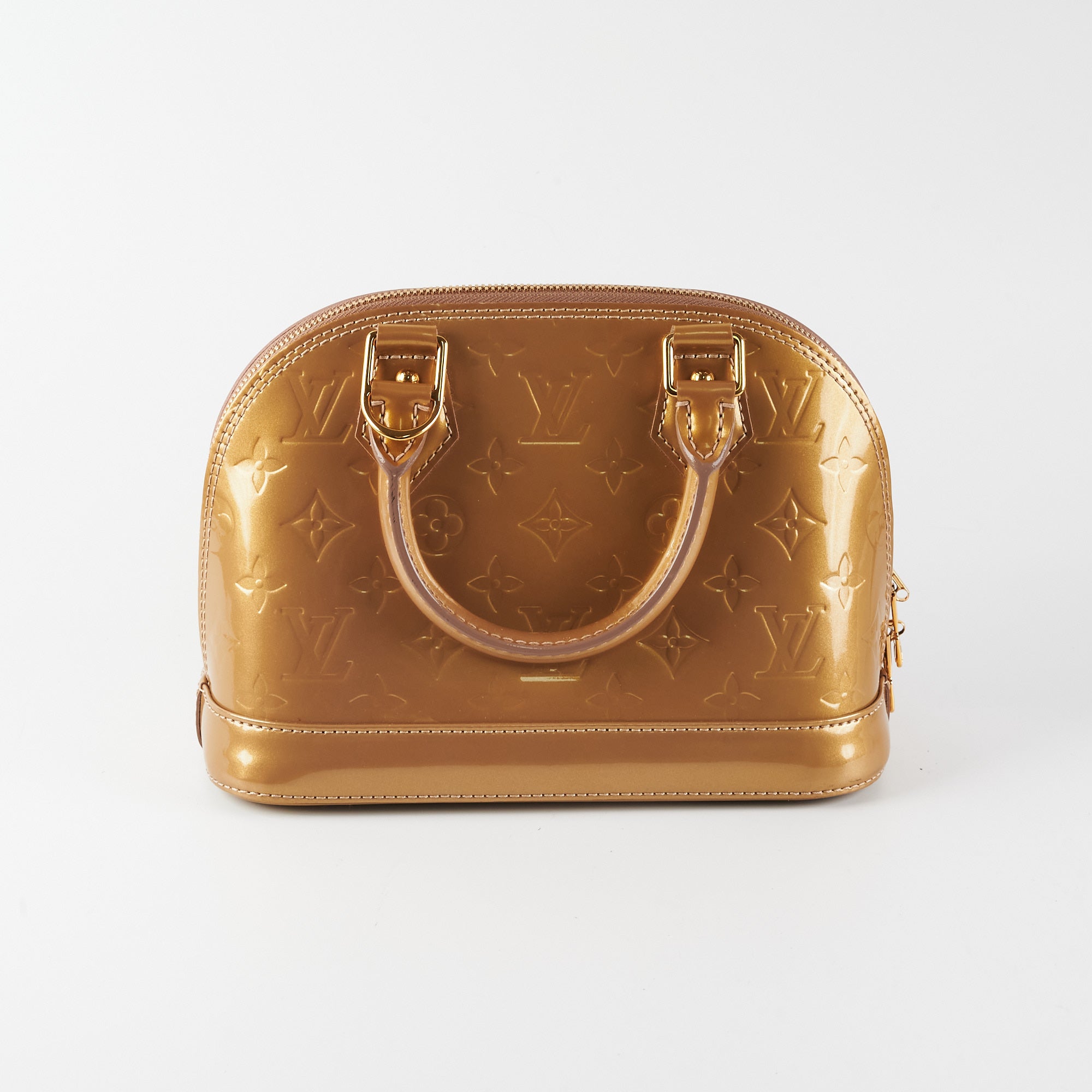 Louis Vuitton Vernis Alma BB Gold