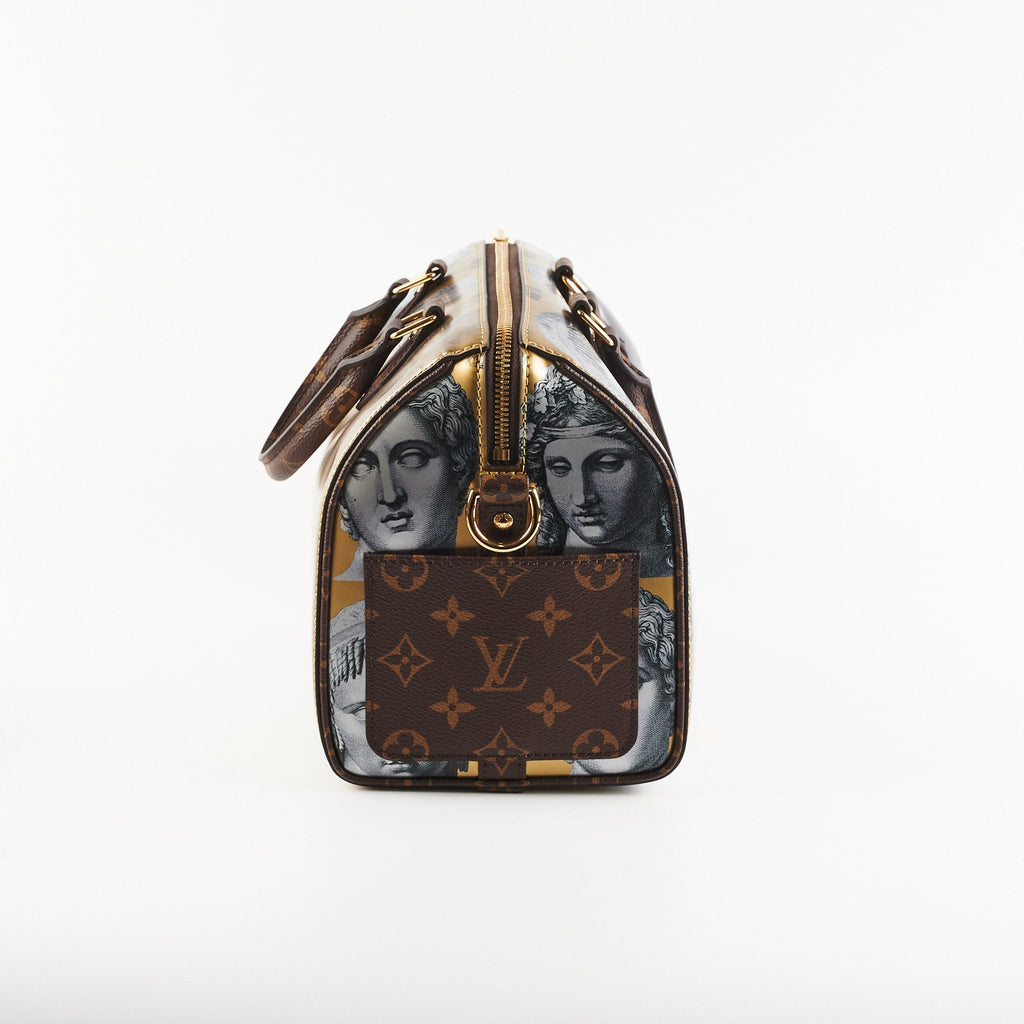 Louis Vuitton Limited Edition Fornasetti Speedy 25 Monogram