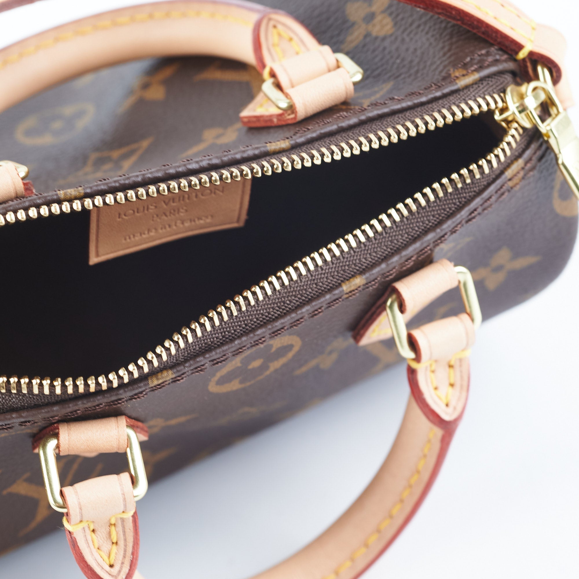 Louis Vuitton Nano Speedy Monogram (Older style)