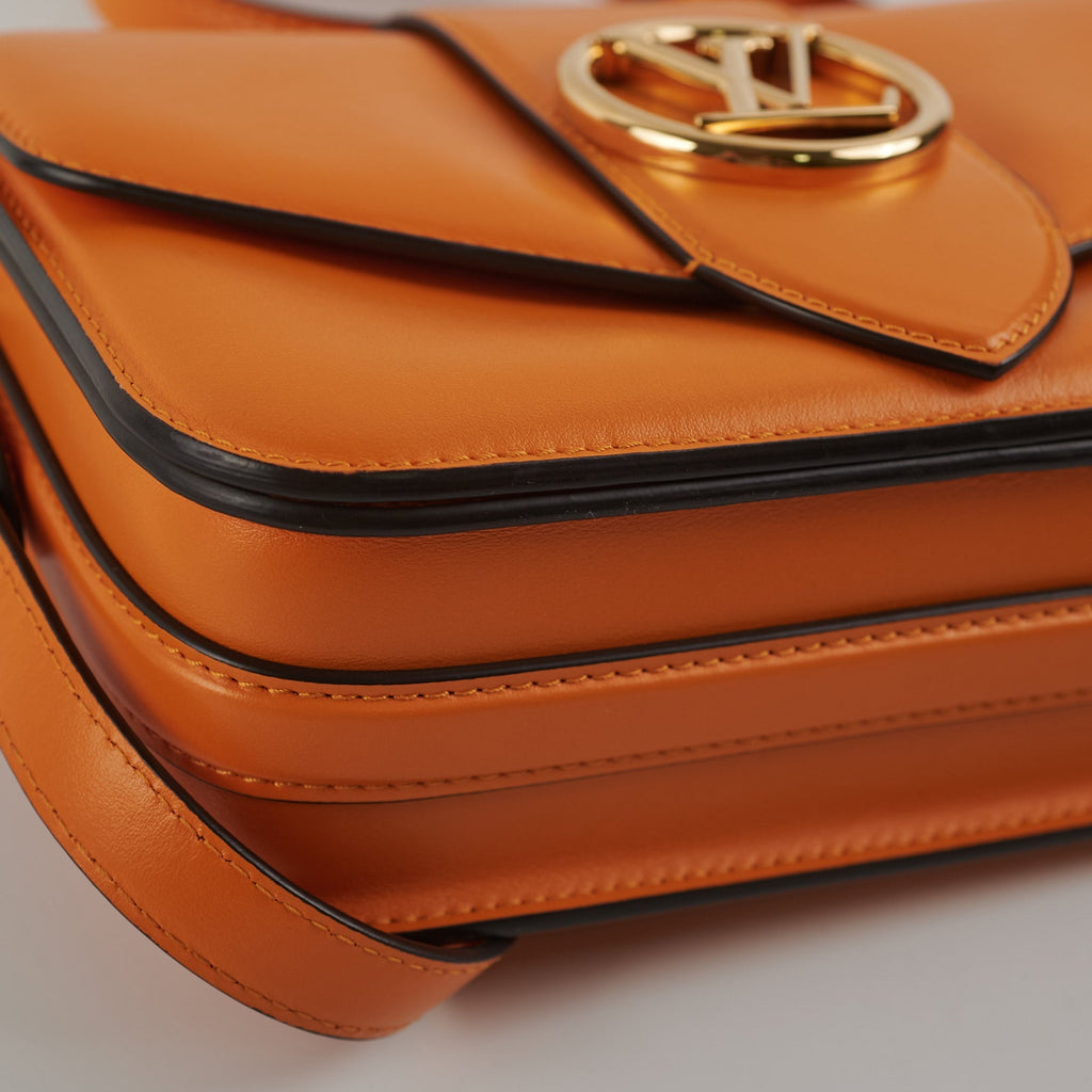 ITEM 33 - Louis Vuitton MM Pont 9 Gold Crossbody Bag