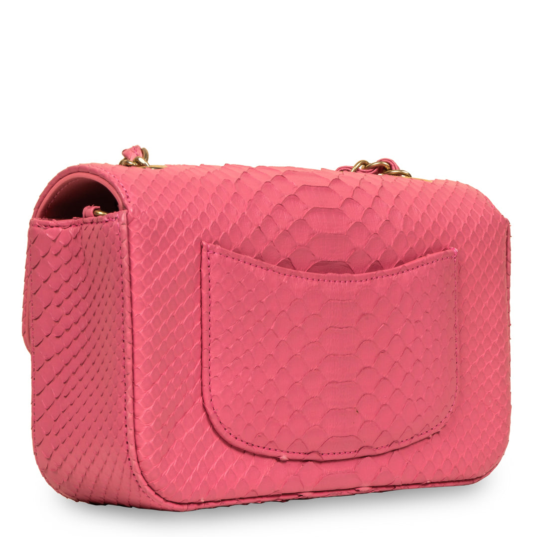 Chanel Classic Flap Bag - Mini Rectangular - Python