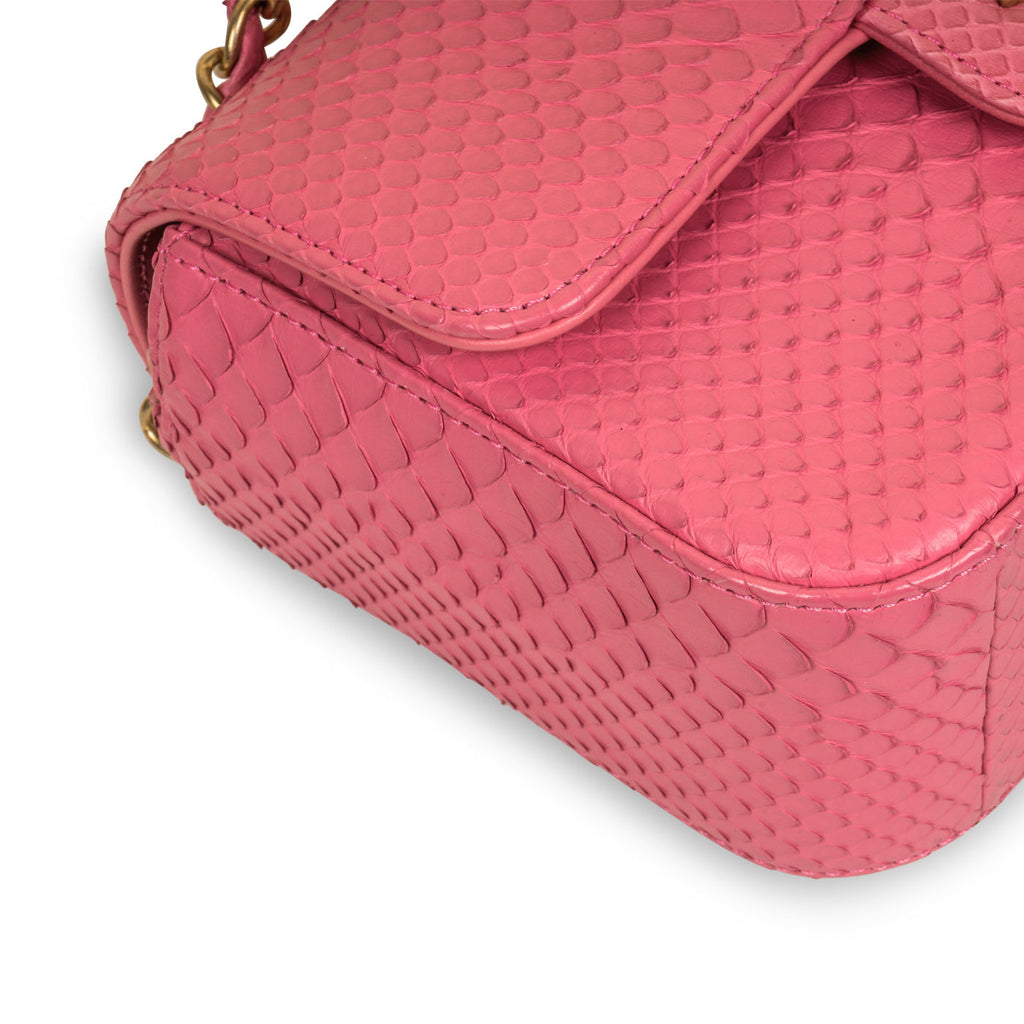 Chanel Classic Flap Bag - Mini Rectangular - Python