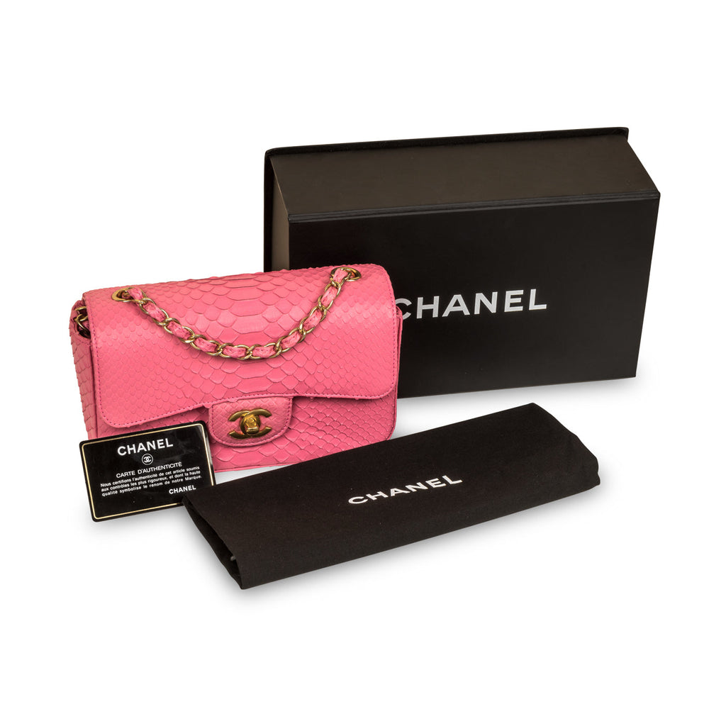 Chanel Classic Flap Bag - Mini Rectangular - Python