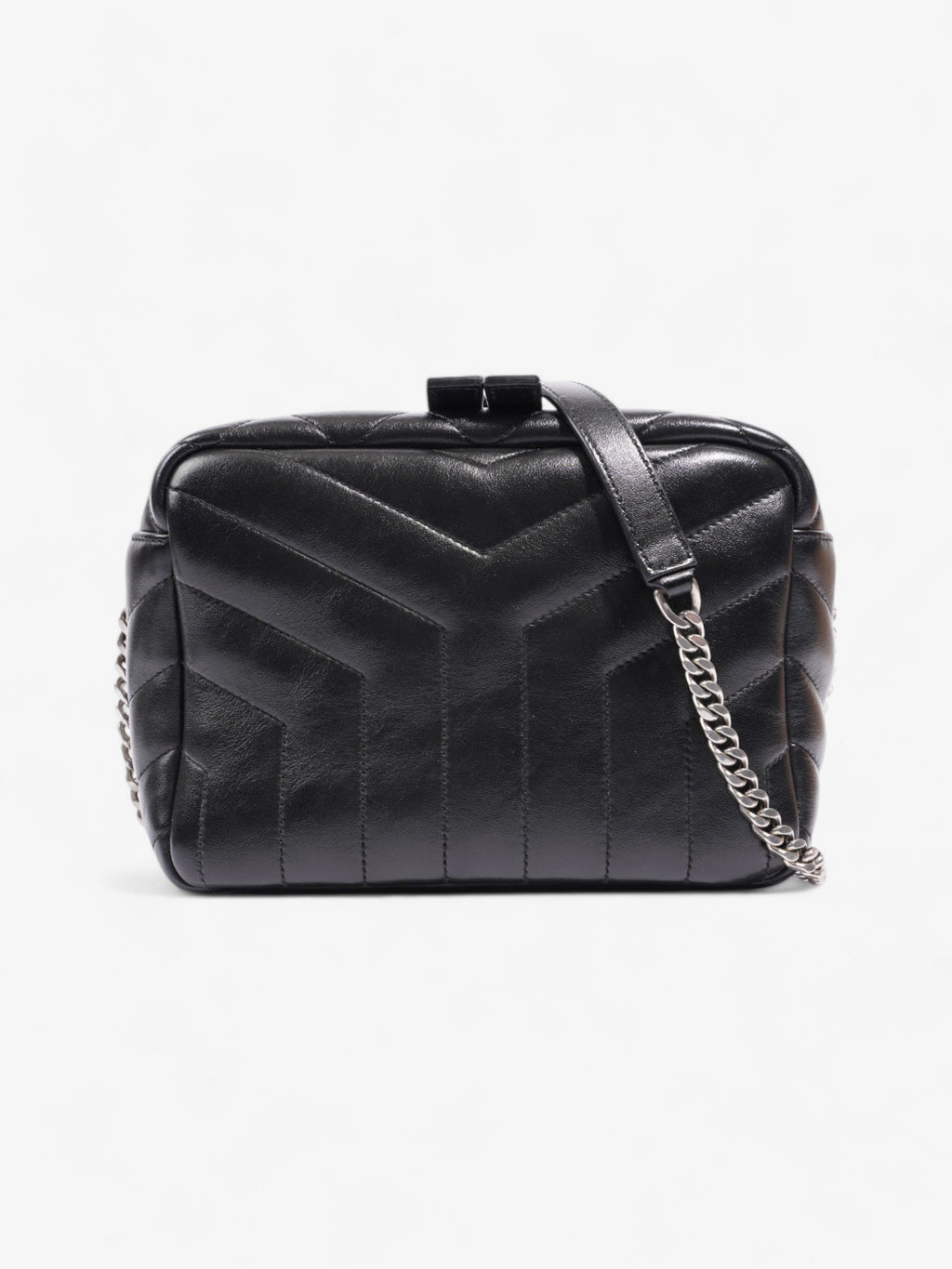 Saint Laurent LouLou Bowling Bag Black Calfskin Leather Small