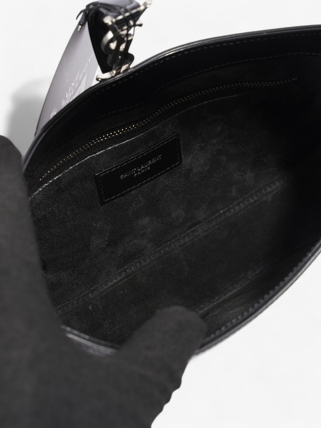 Saint Laurent Le 5 a 7 Black Patent Leather