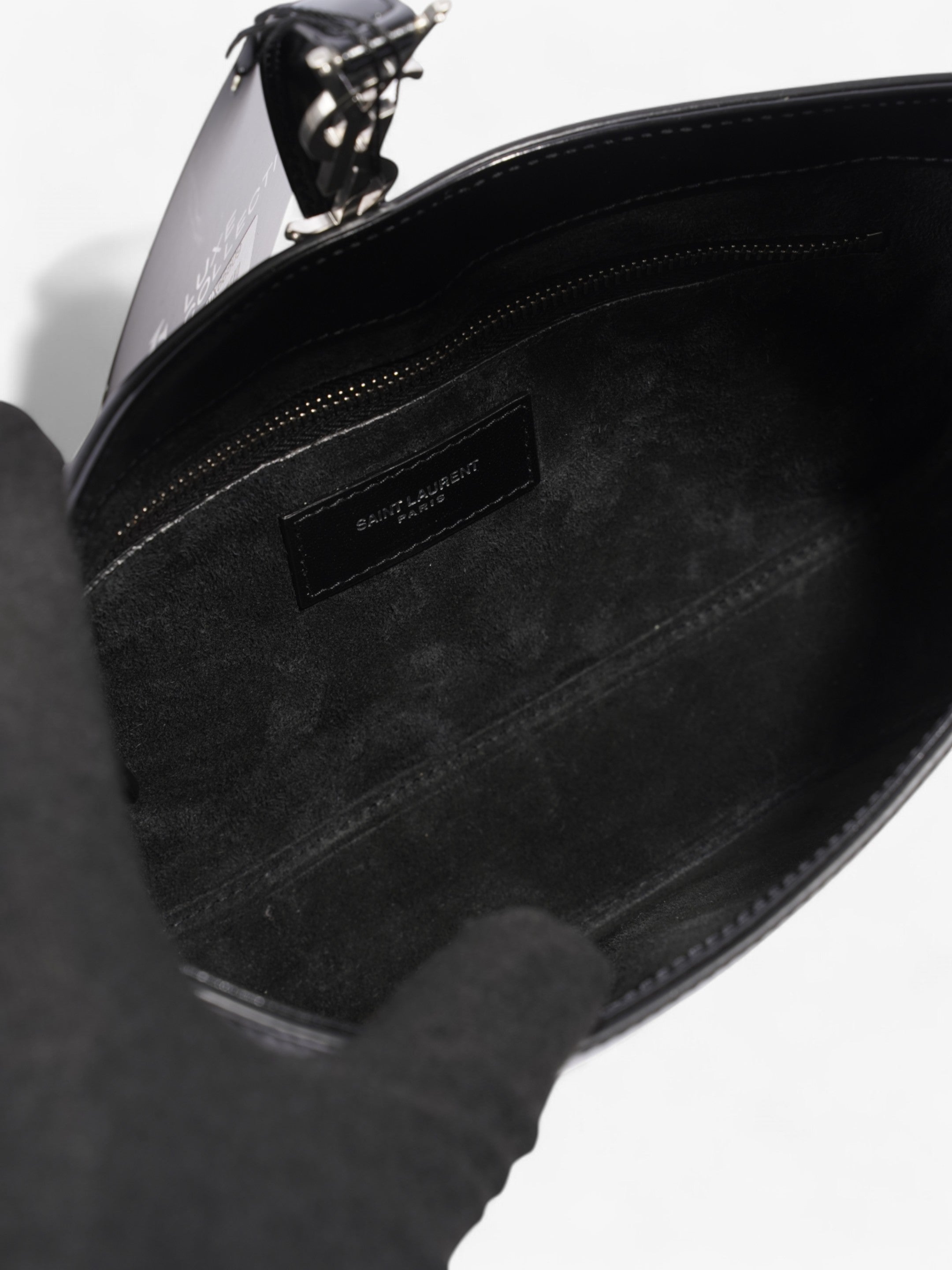 Saint Laurent Le 5 a 7 Black Patent Leather