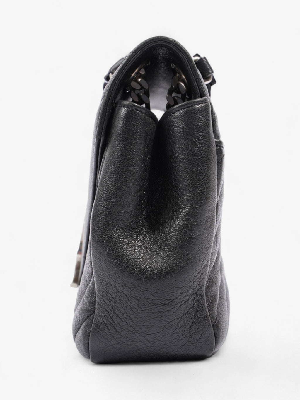 Saint Laurent College Black Lambskin Leather Medium
