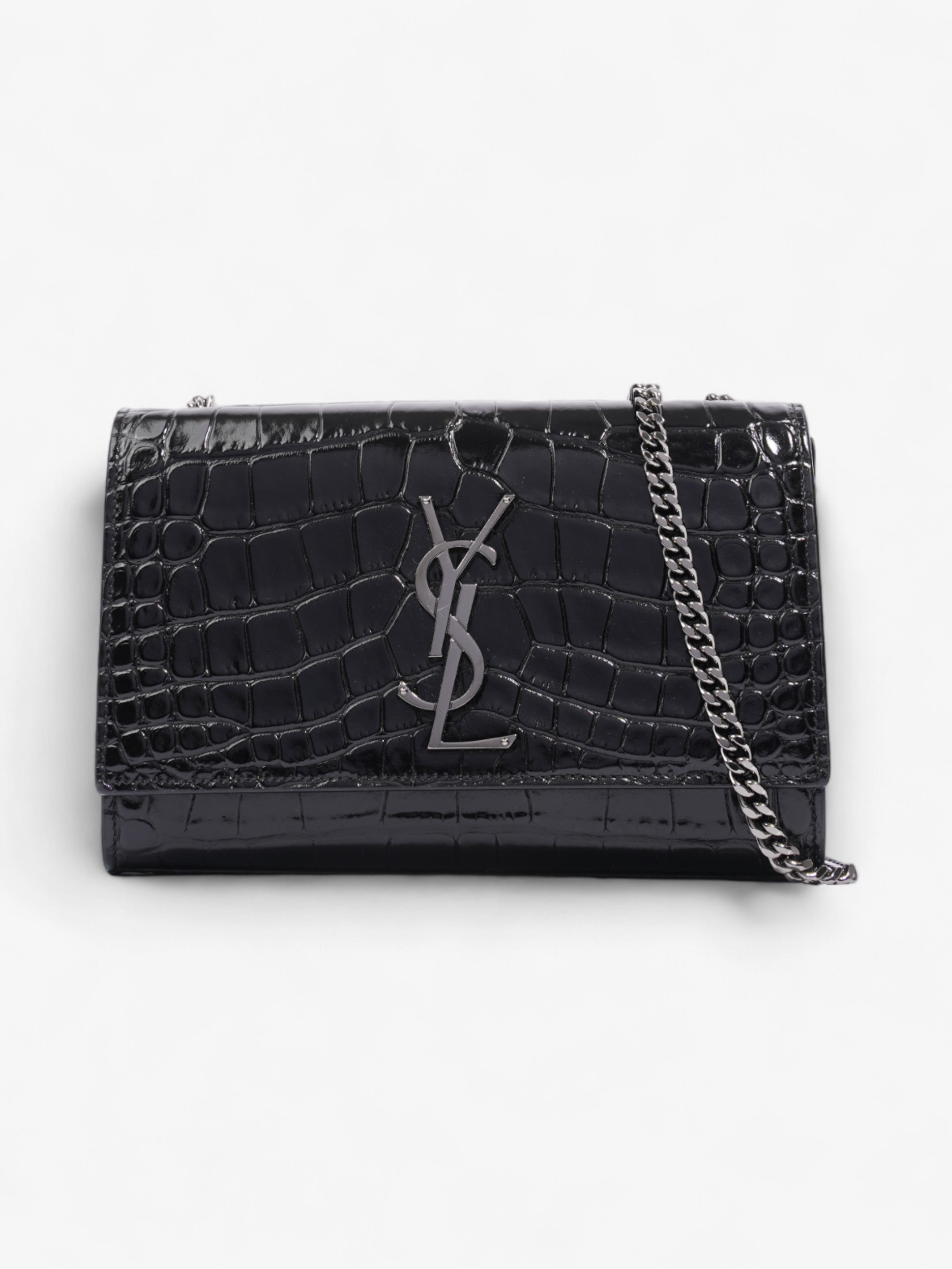 Saint Laurent Kate Black Calfskin Leather Small