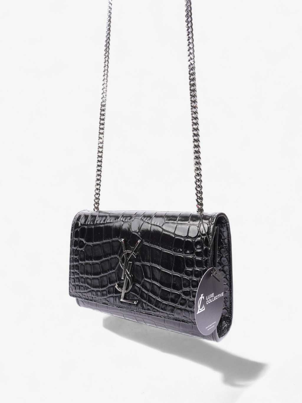 Saint Laurent Kate Black Calfskin Leather Small