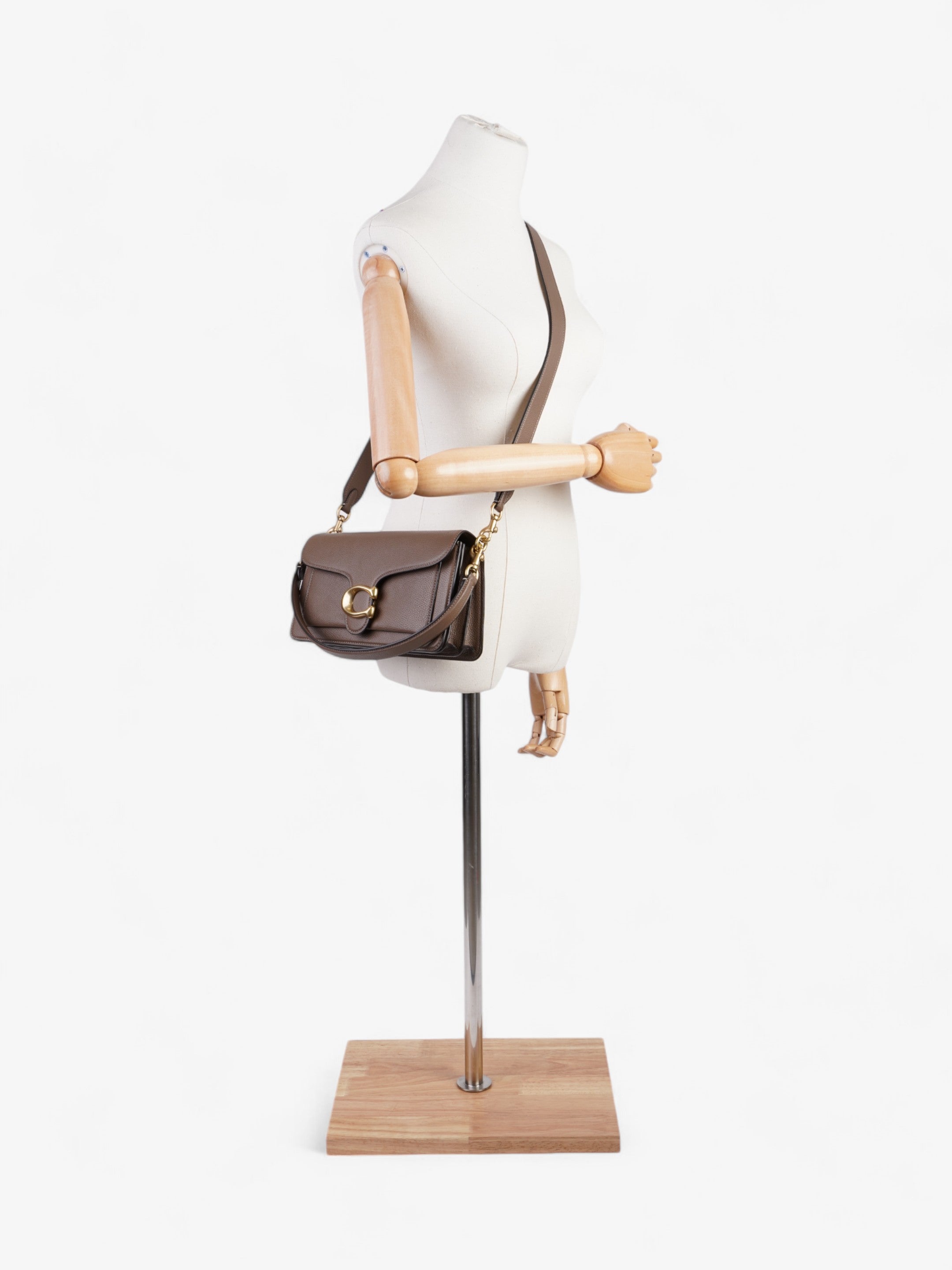 Coach Tabby Brown Grained Leather 26