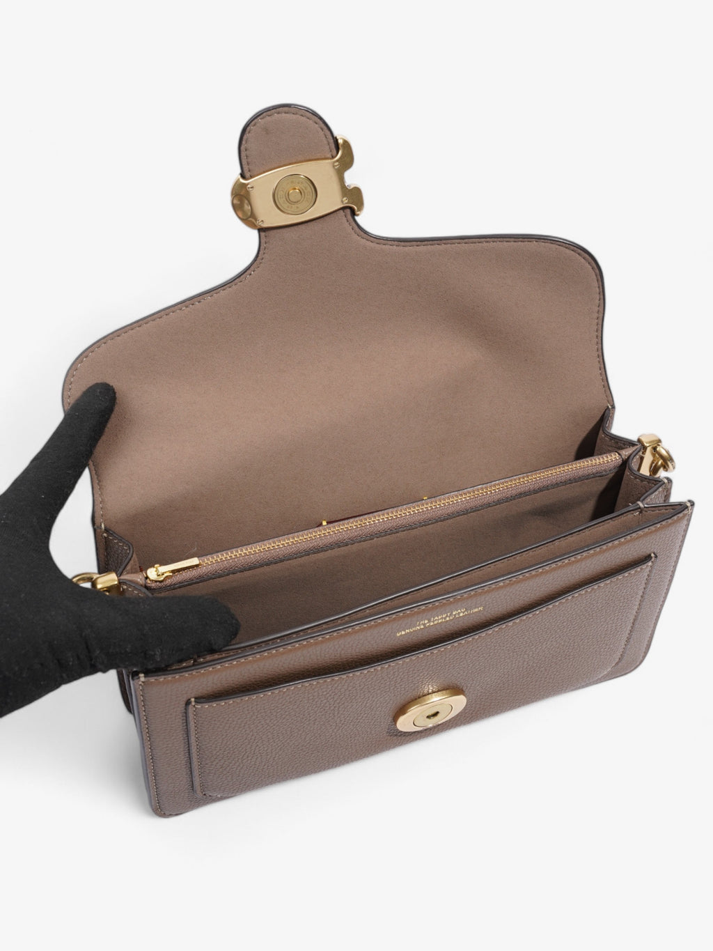 Coach Tabby Brown Grained Leather 26