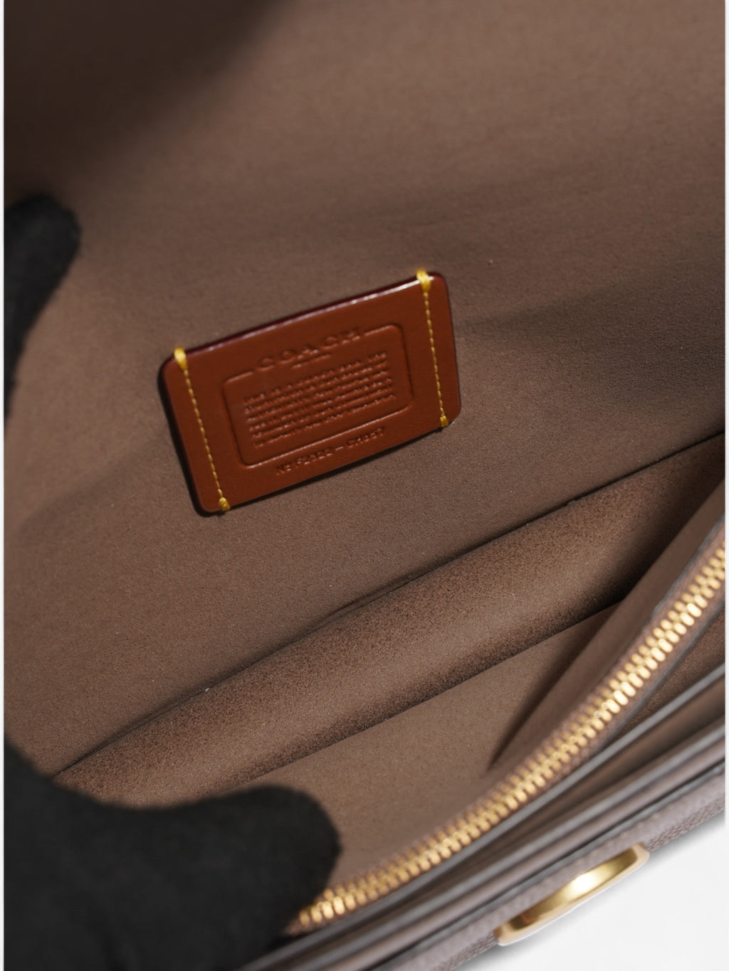 Coach Tabby Brown Grained Leather 26