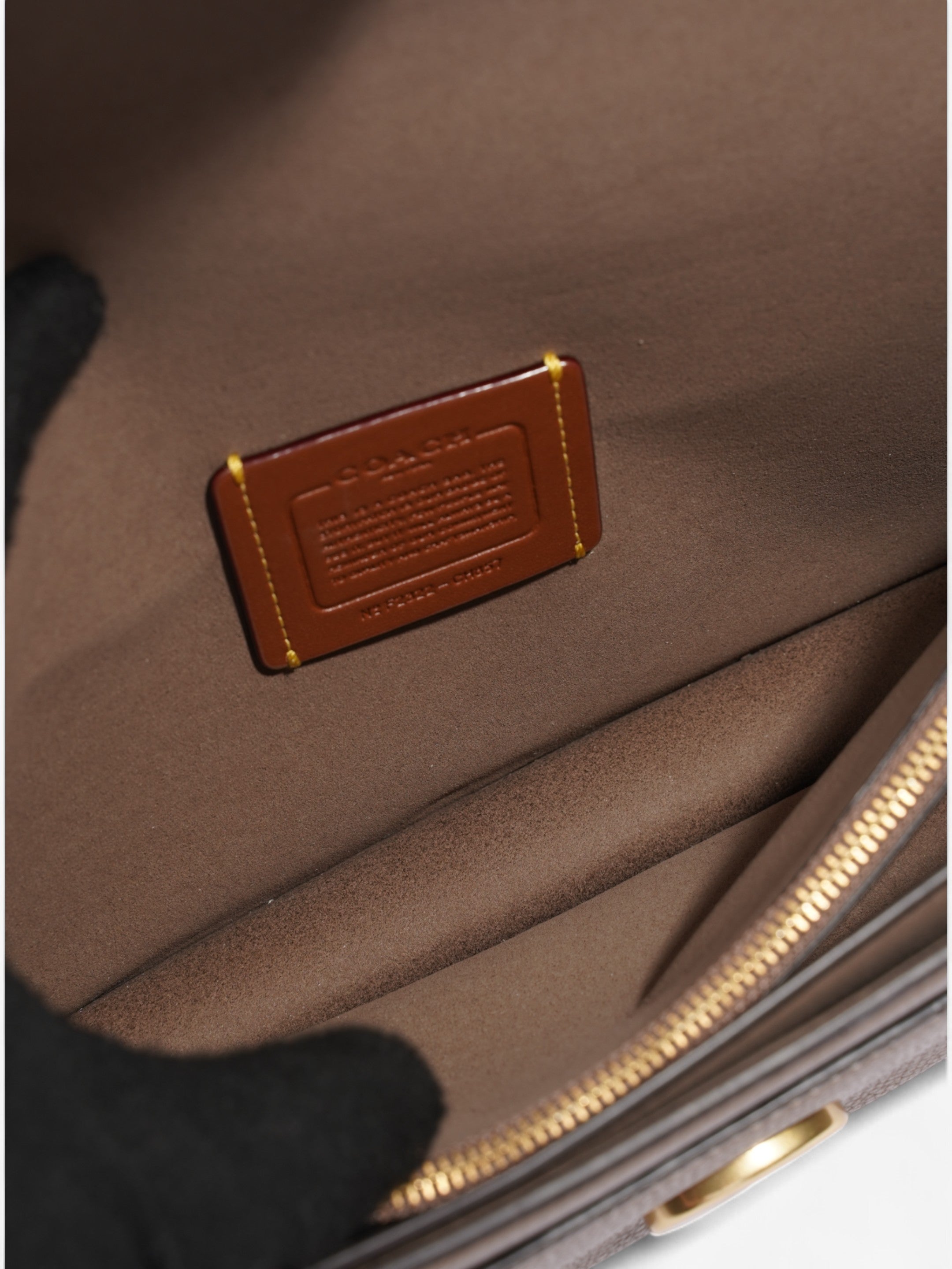 Coach Tabby Brown Grained Leather 26