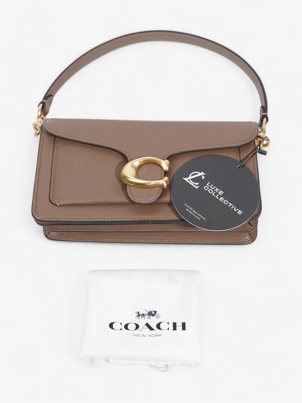 Coach Tabby Brown Grained Leather 26