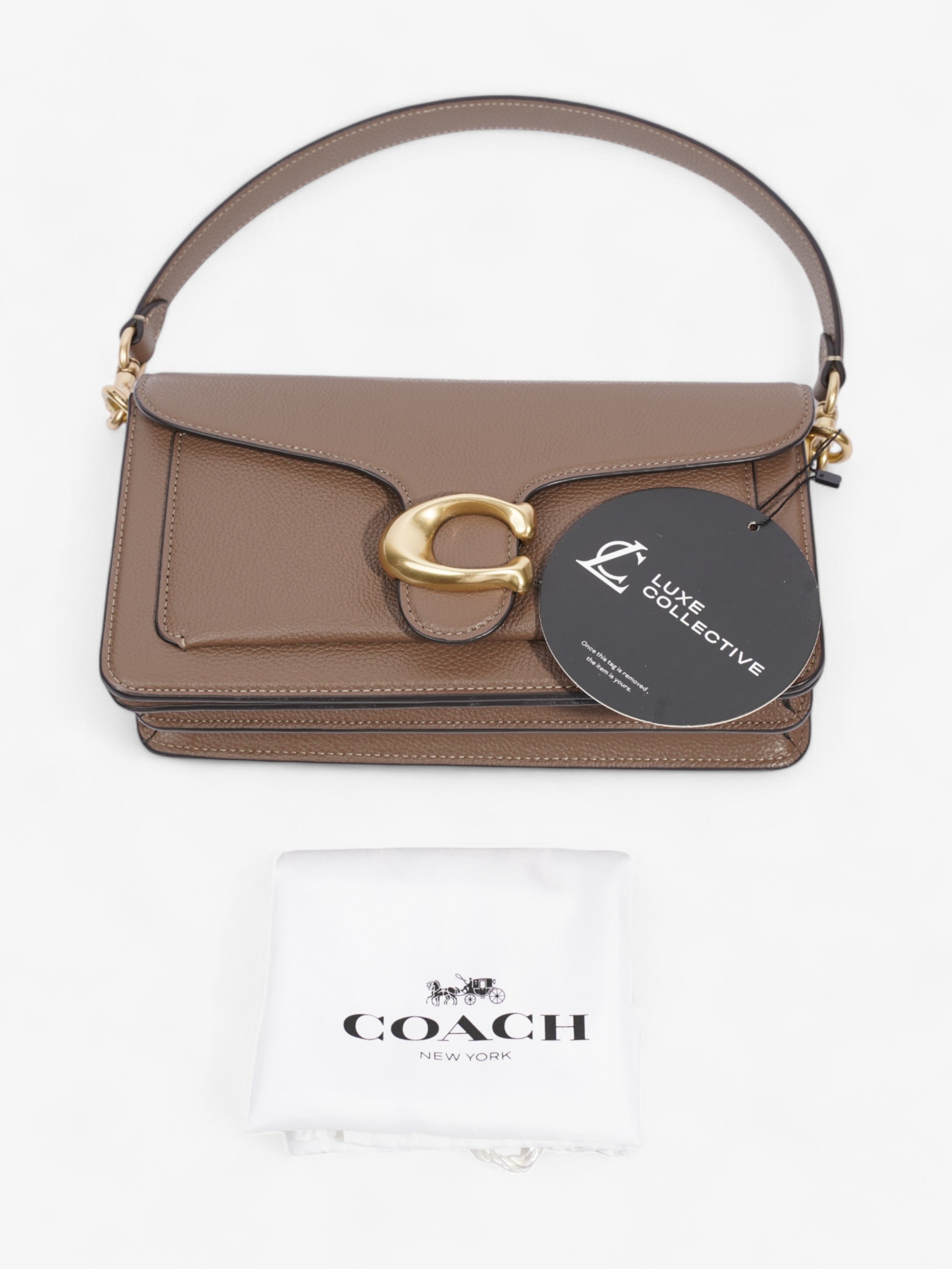 Coach Tabby Brown Grained Leather 26