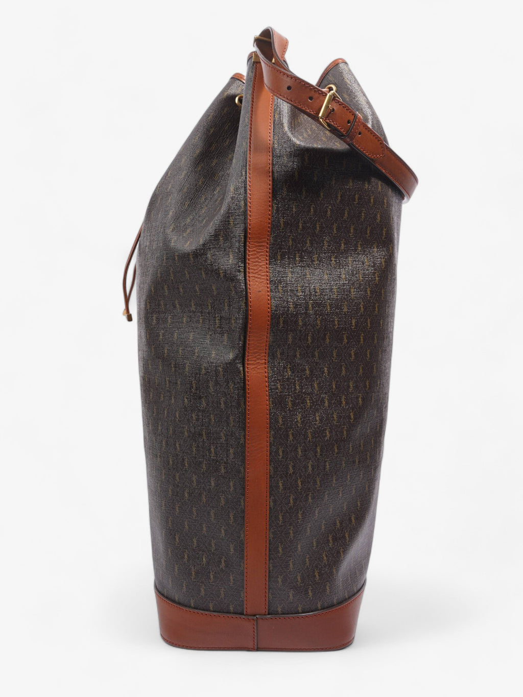 Saint Laurent Le Long Bucket Bag Monogram Canvas