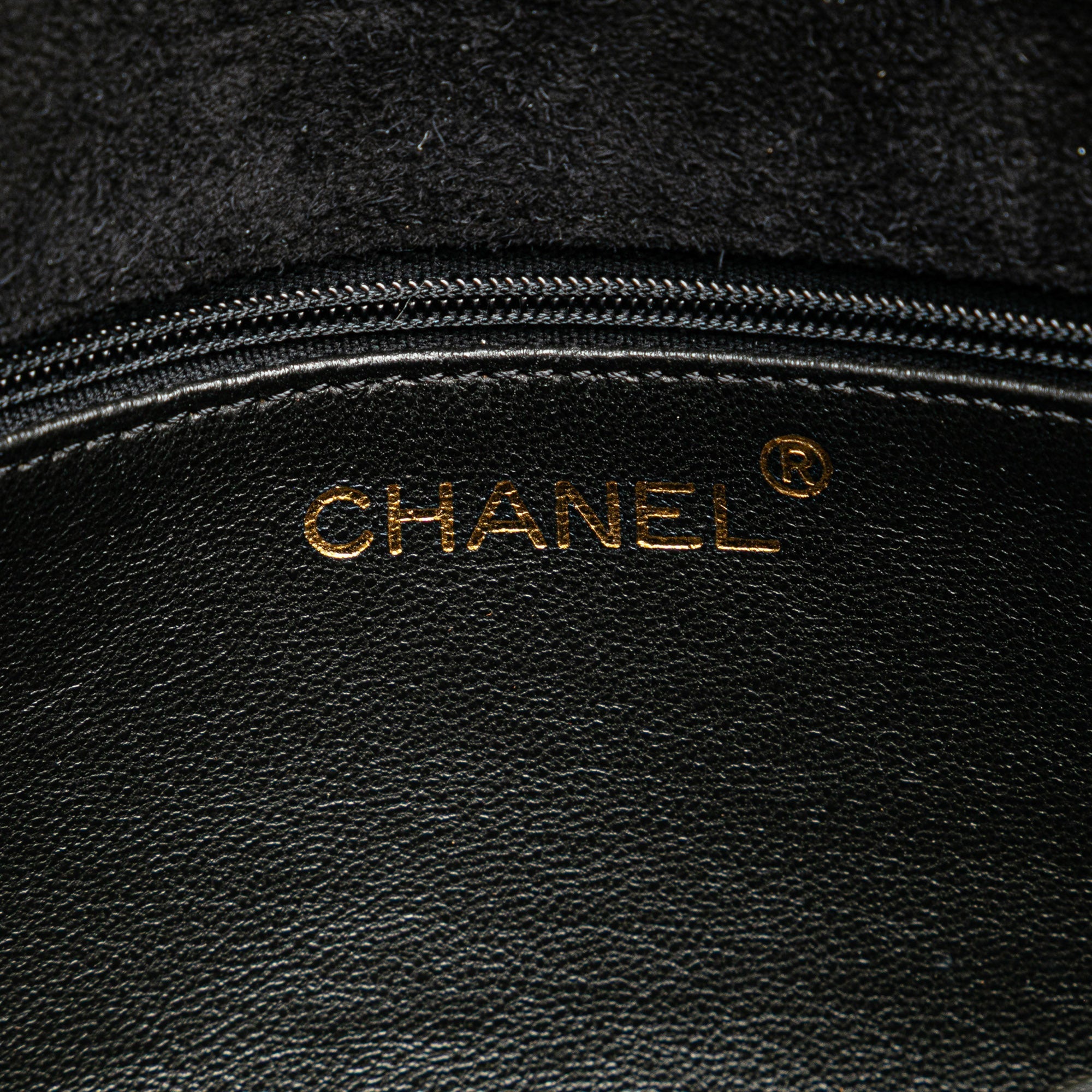 Chanel Cc Quilted Suede Shoulder Bag
