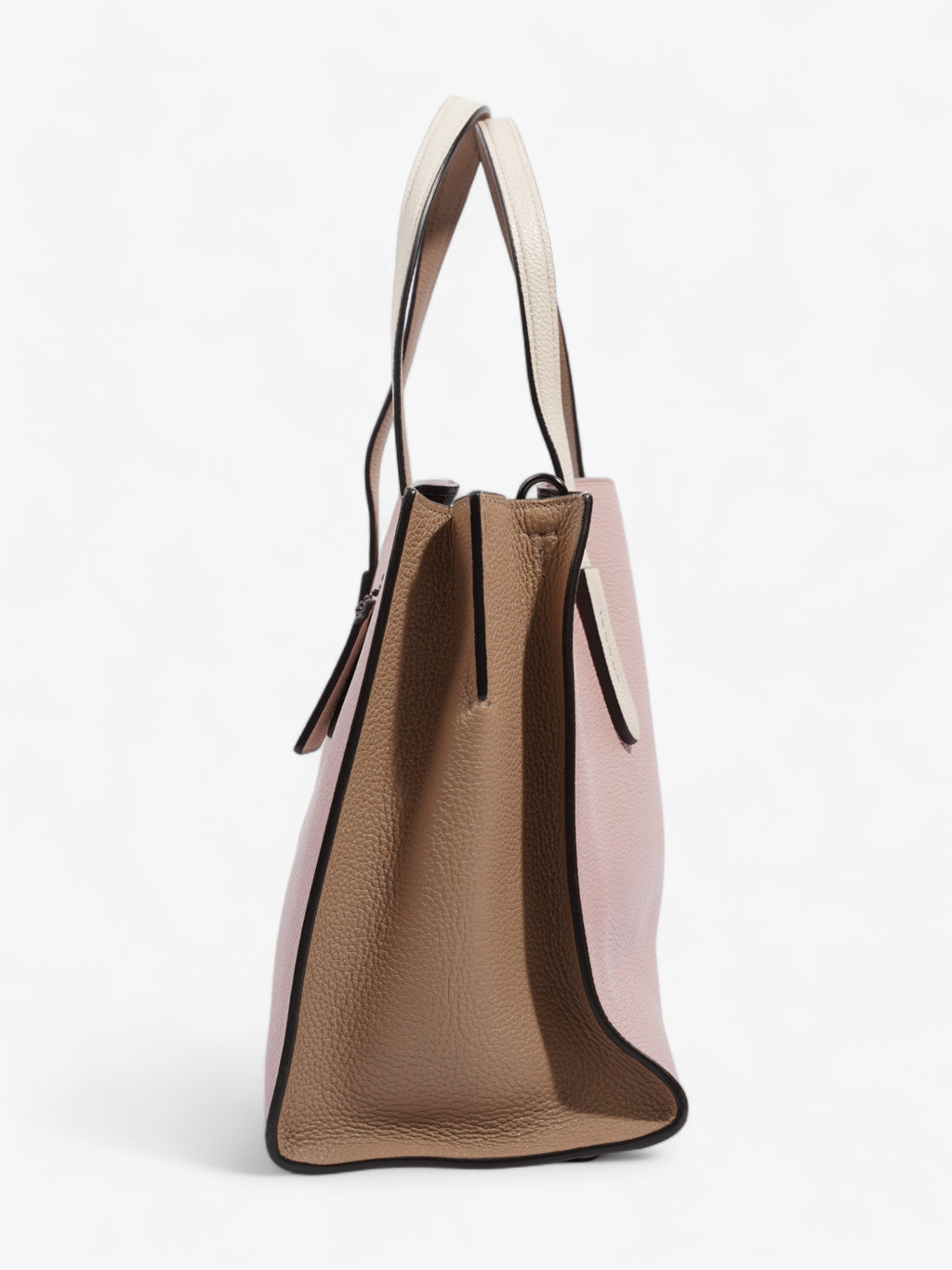 Coach Charlie Carryall Bag Ice Pink / White / Beige Leather