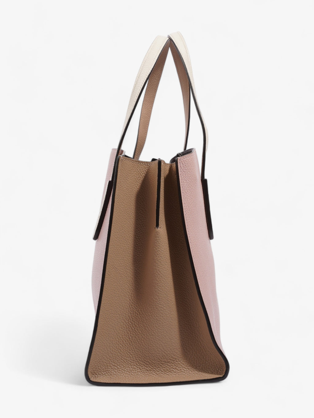 Coach Charlie Carryall Bag Ice Pink / White / Beige Leather