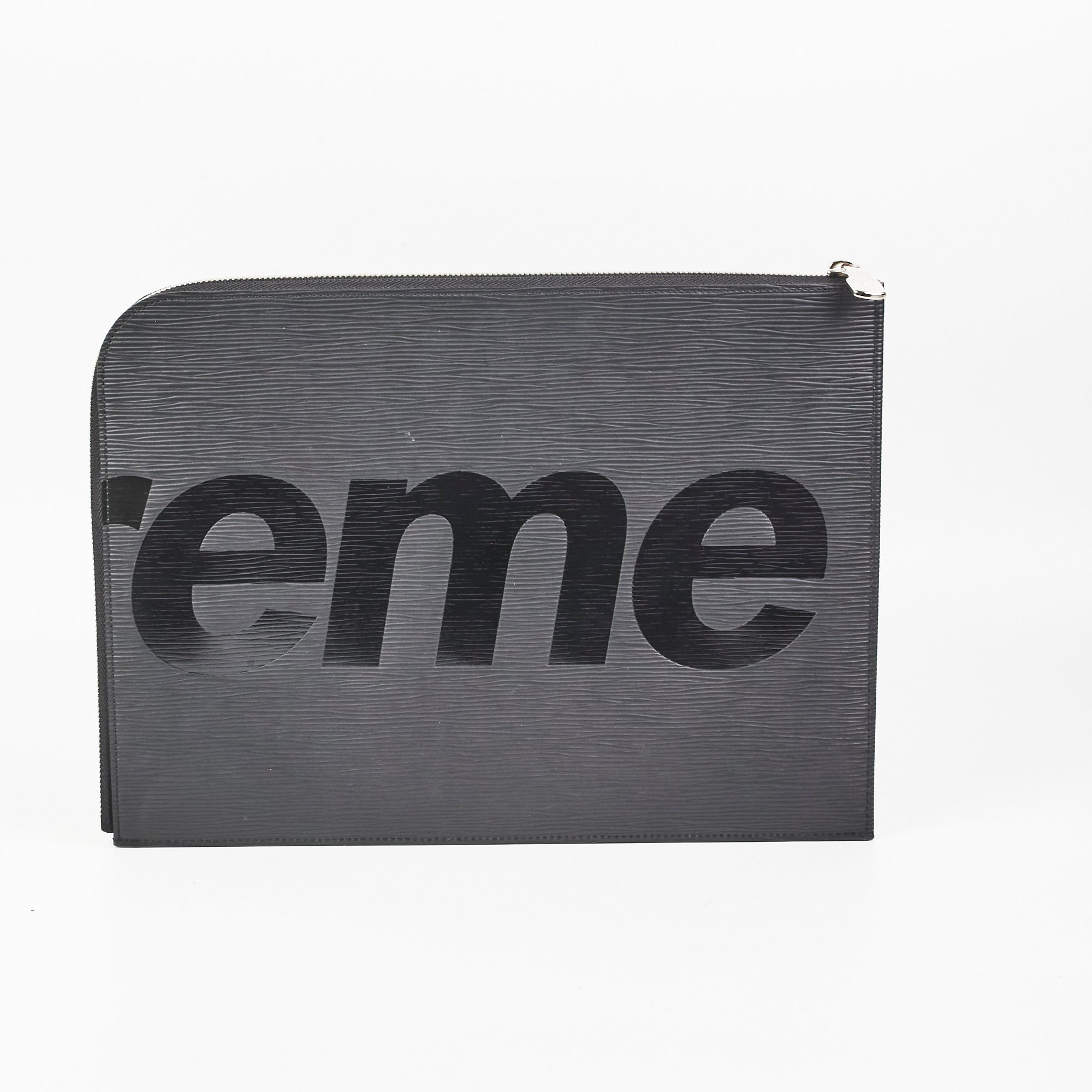 Louis Vuitton X Supreme Pouch Epi Black