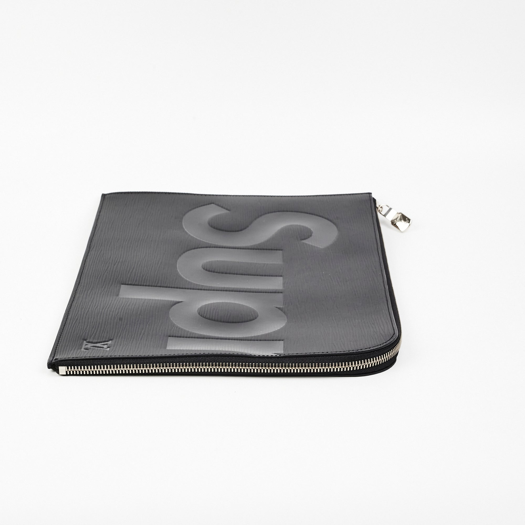 Louis Vuitton X Supreme Pouch Epi Black