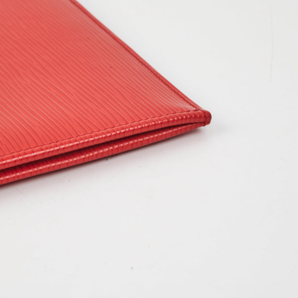 Louis Vuitton X Supreme Pouch Epi Red