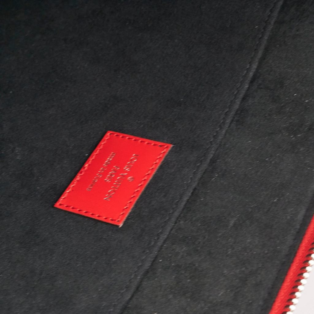 Louis Vuitton X Supreme Pouch Epi Red