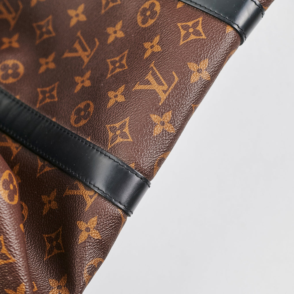 Louis Vuitton Keepall 55 Bandouli猫re Monogram Macassar