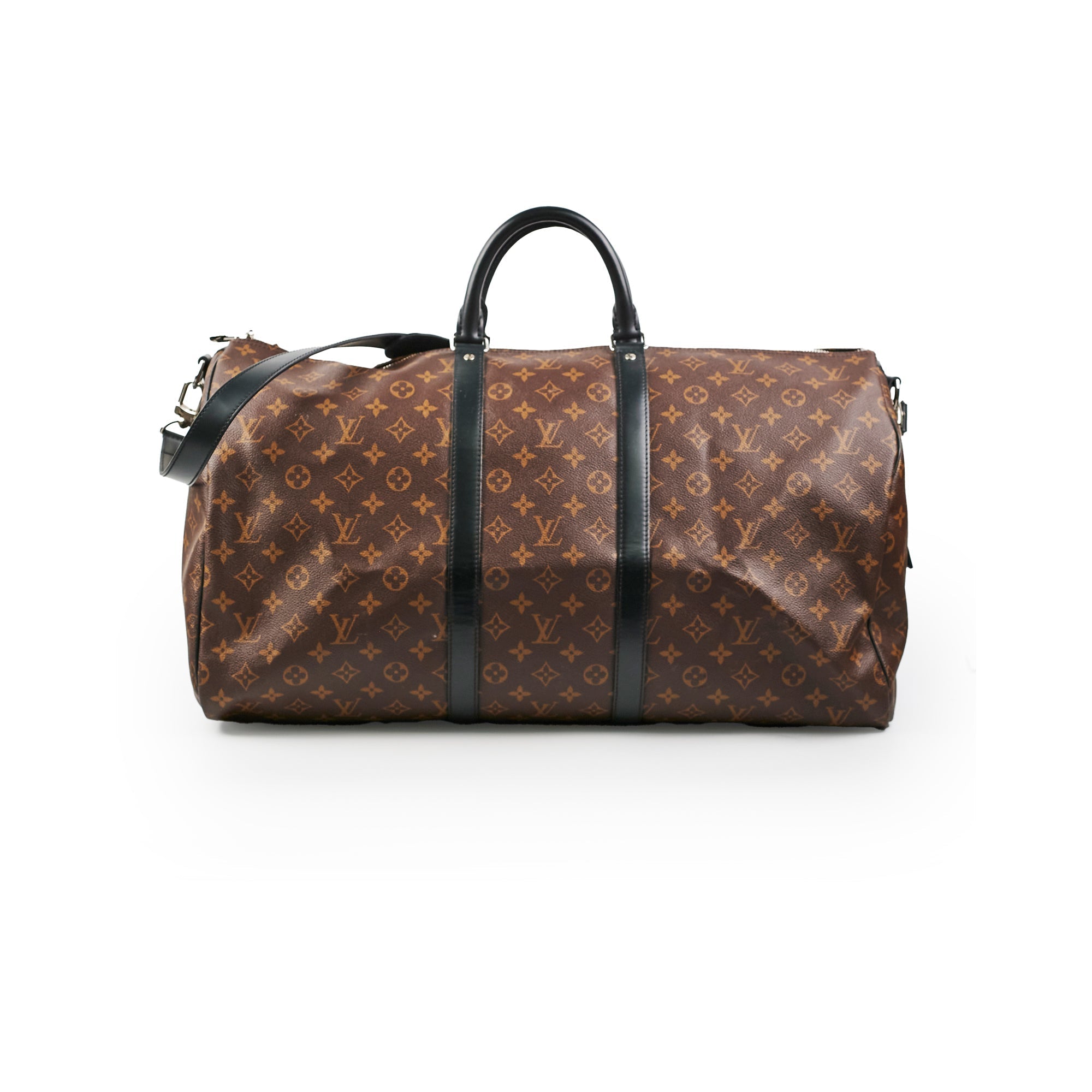 Louis Vuitton Keepall 55 Bandouli猫re Monogram Macassar
