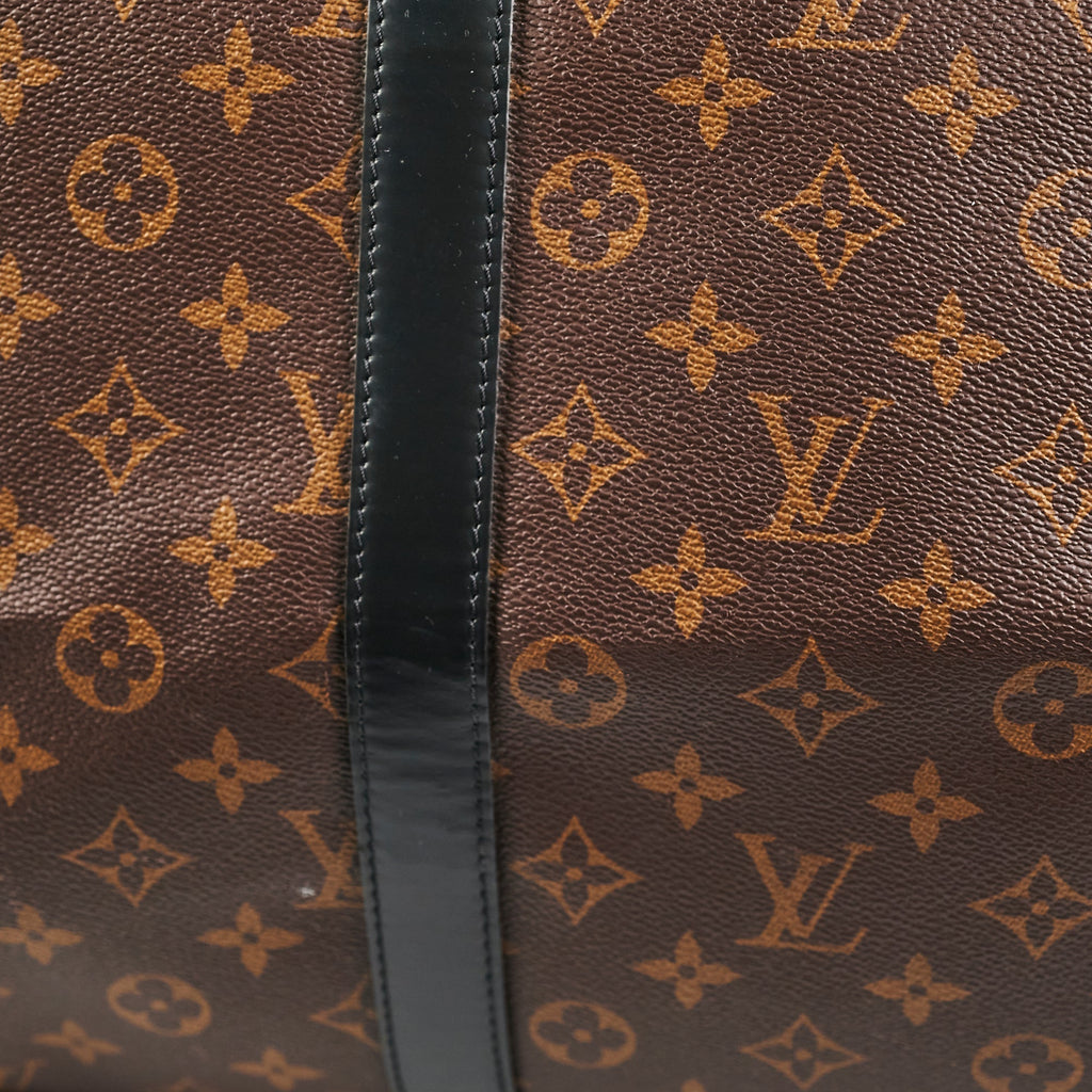 Louis Vuitton Keepall 55 Bandouli猫re Monogram Macassar