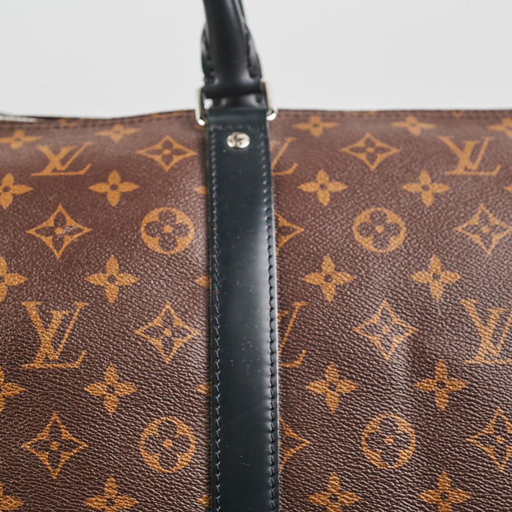 Louis Vuitton Keepall 55 Bandouli猫re Monogram Macassar