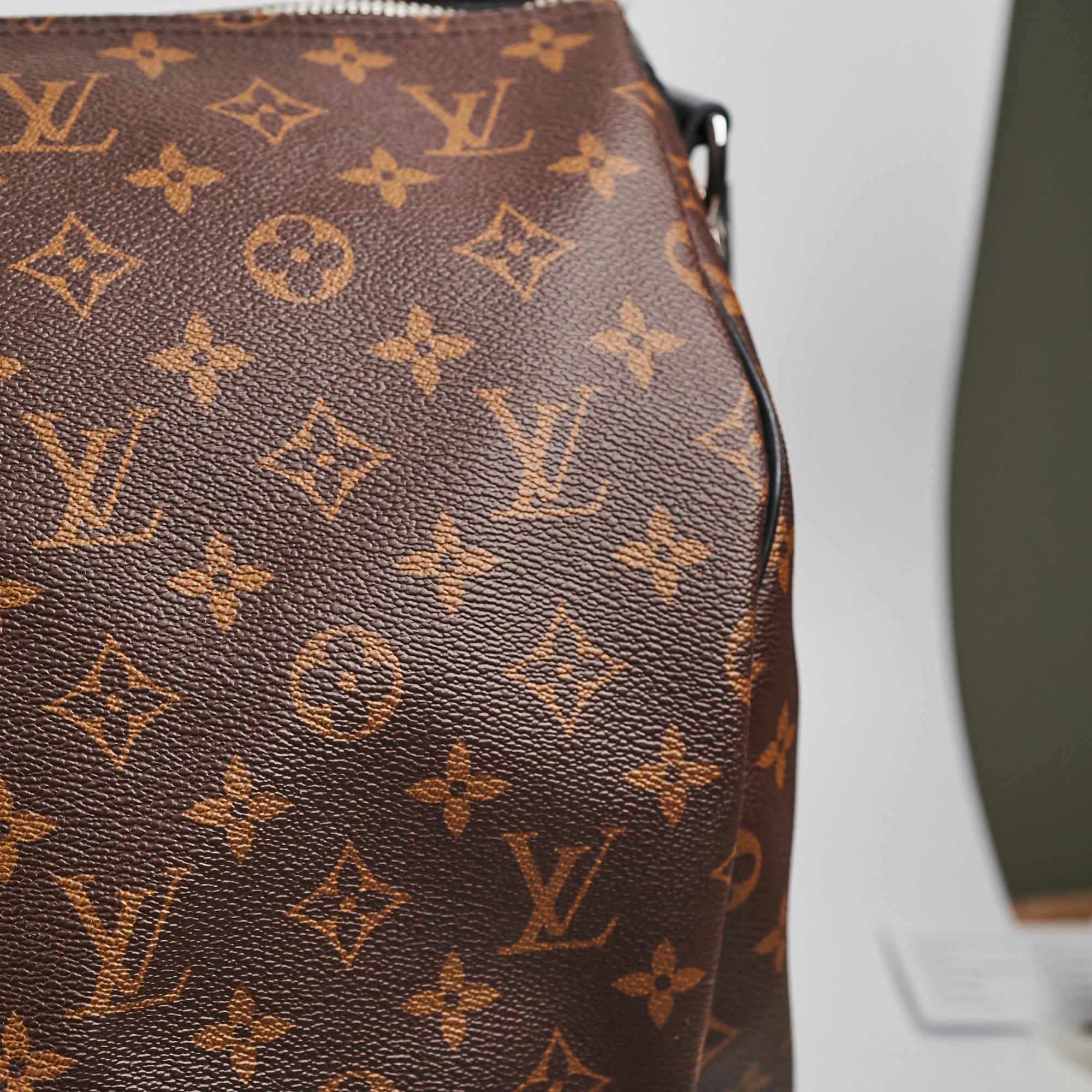 Louis Vuitton Keepall 55 Bandouli猫re Monogram Macassar