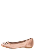 Pedro Garcia Blush Satin Round Toe Flats SZ 35.5