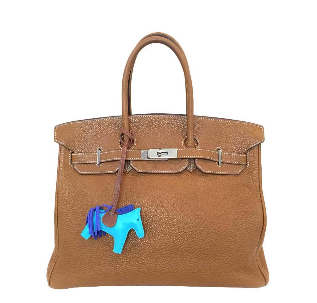 HermÃƒÆ’Ã‚Â¨s Birkin 35 Gold Togo Bag PHW