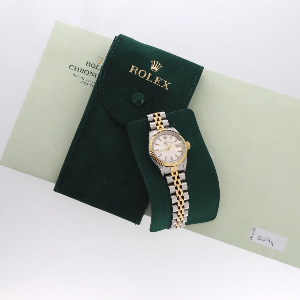 ROLEX Datejust, gold and steel wristwatch, circa 1986