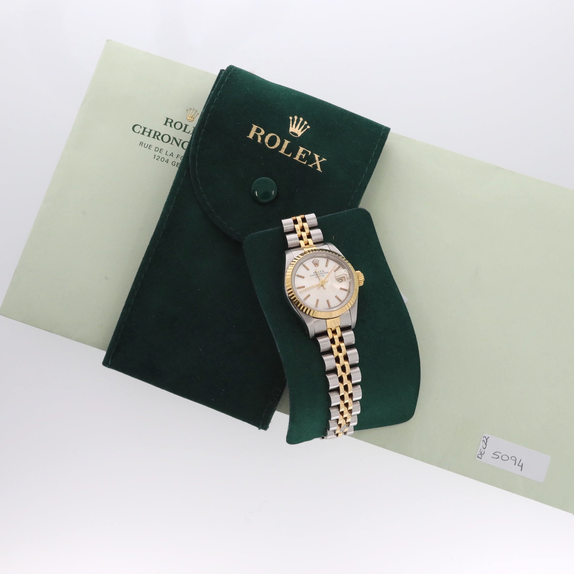 ROLEX Datejust, gold and steel wristwatch, circa 1986