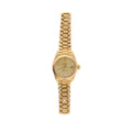 ROLEX Datejust wristwatch in 18K yellow gold and diamonds