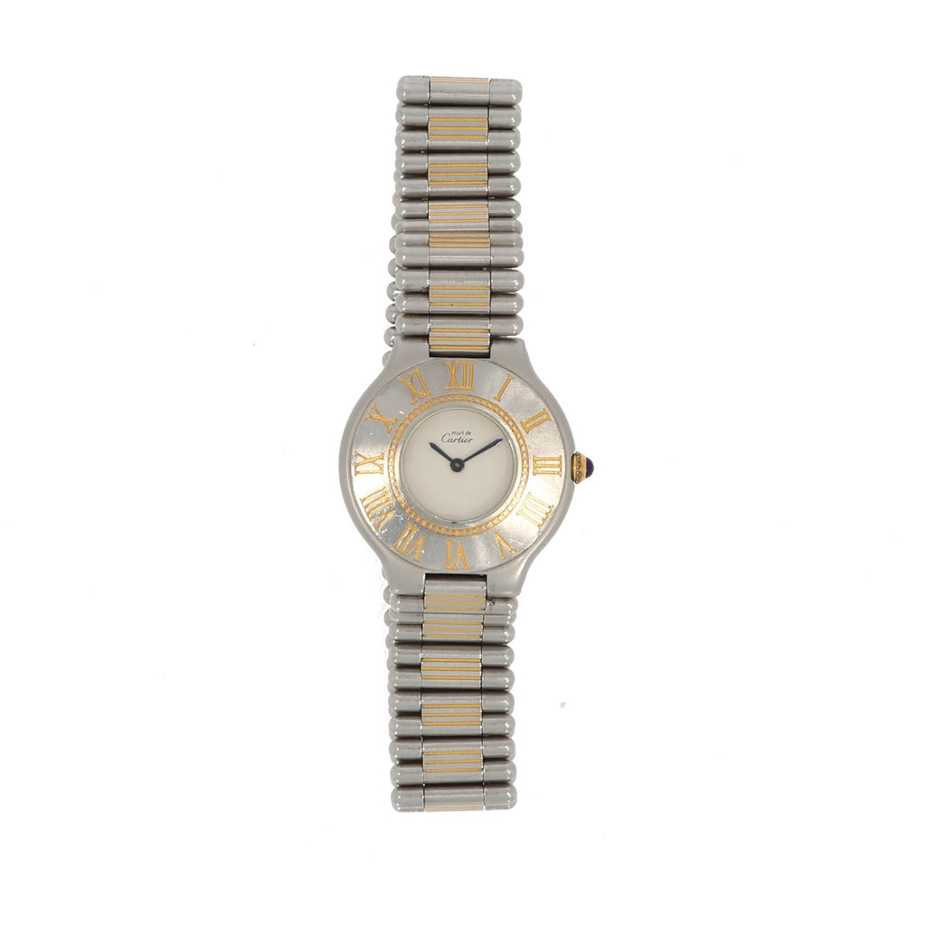 CARTIER Must de two-tone steel watch