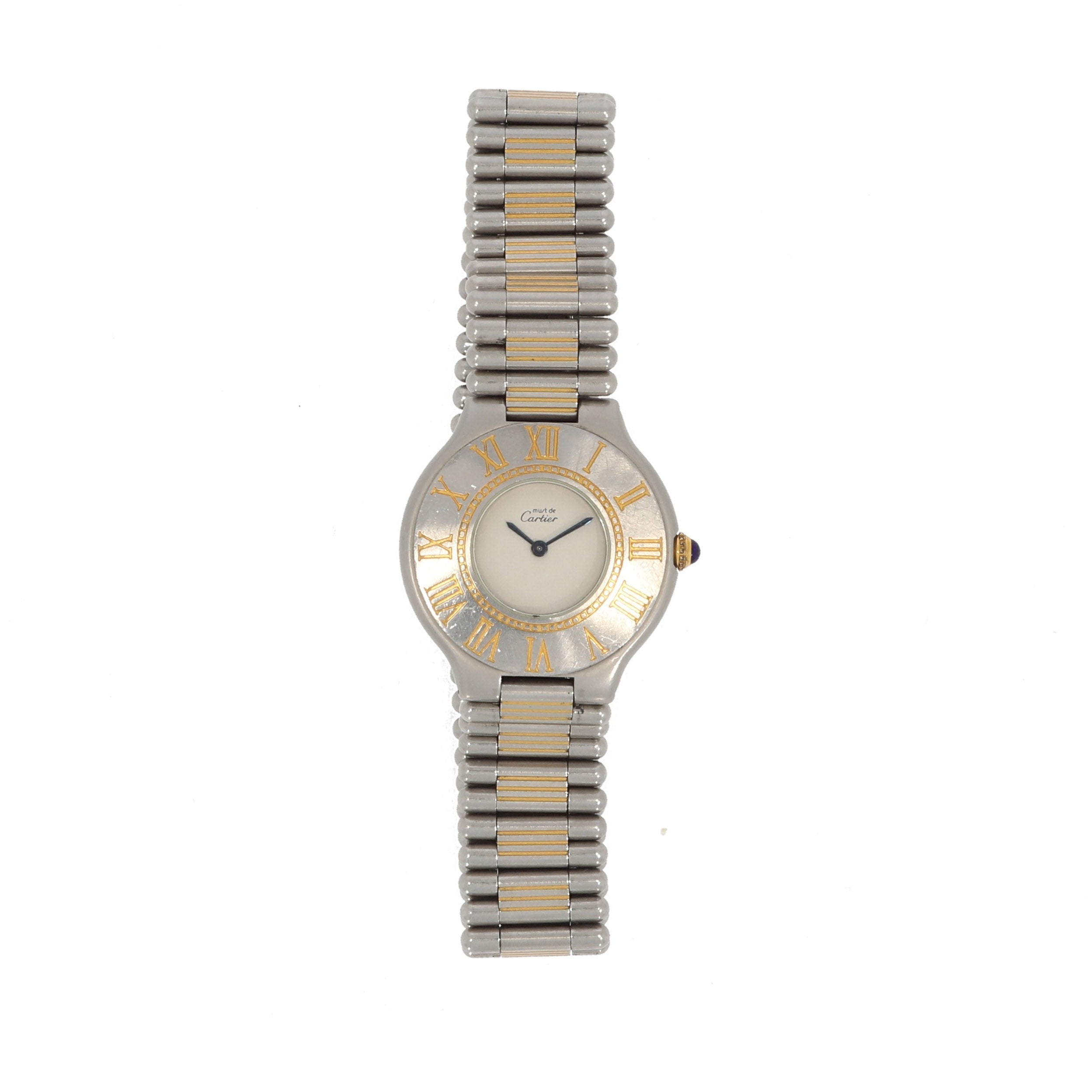 CARTIER Must de two-tone steel watch